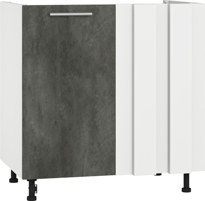 Кухонный шкаф модульной системы BlanKit D80N White+CementDark.M361