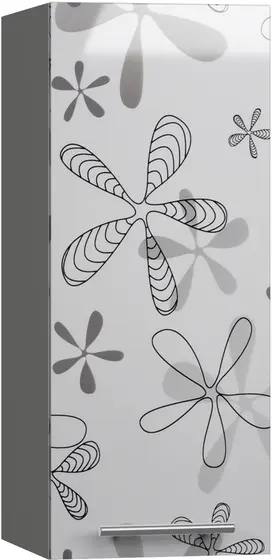 BlanKit G30 Graphite+Flower.G432 Skapis