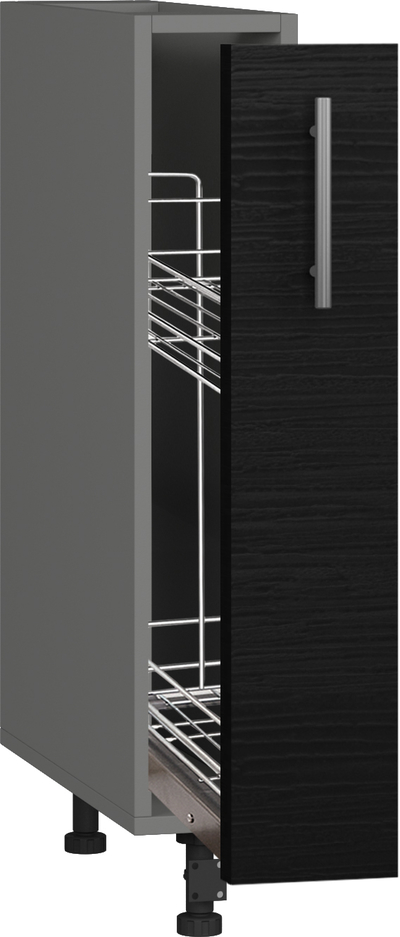 Кухонный шкаф модульной системы BlanKit D15C Graphite+OakBlack.381