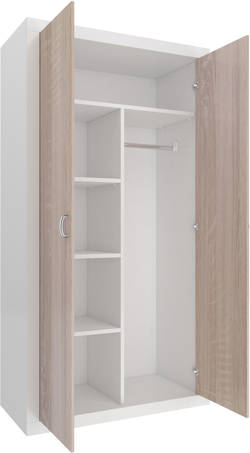 Шкаф для одежды с вешалкой Filip 2D