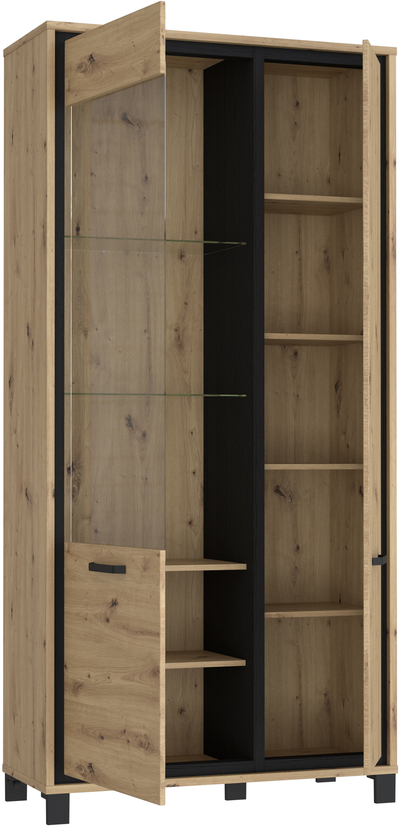 Витрина / полка со стеклом Trondheim TDHV821L