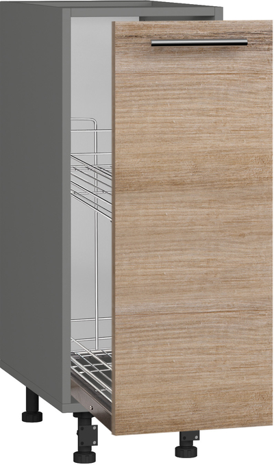 Кухонный шкаф модульной системы BlanKit D30C Graphite+Sequoia.270