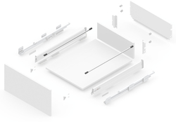 Sahtli riistvara 127901461 SMBOX GALLERY RAILING BAR 500 MM