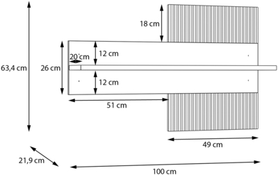Riputatav riiul, kapp, paneel Seravel SVLB01R