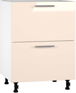 Кухонный шкаф модульной системы BlanKit D60.Ts2 White+Beige.G406
