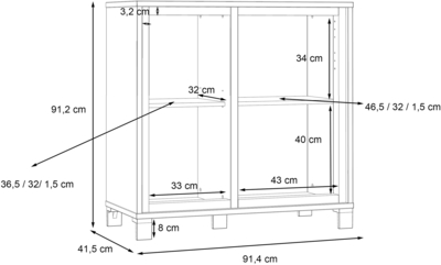 Комод Trondheim TDHK221