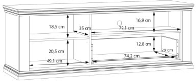 ТВ тумба / тв полка Pontypool PNTT121L
