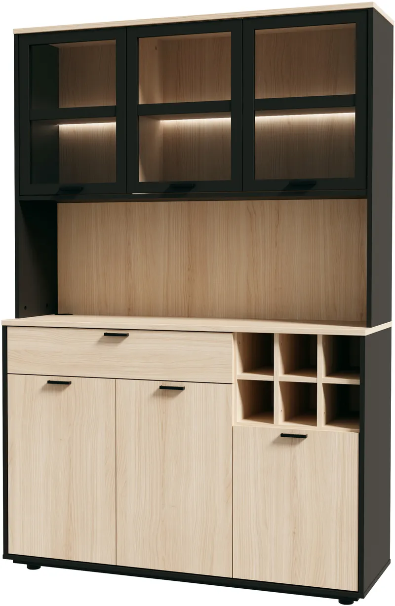 Витрина / полка со стеклом Mantek MFF2068RB