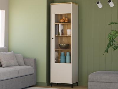 Plaukts ar stiklu / vitrīna Bixbite BITV711