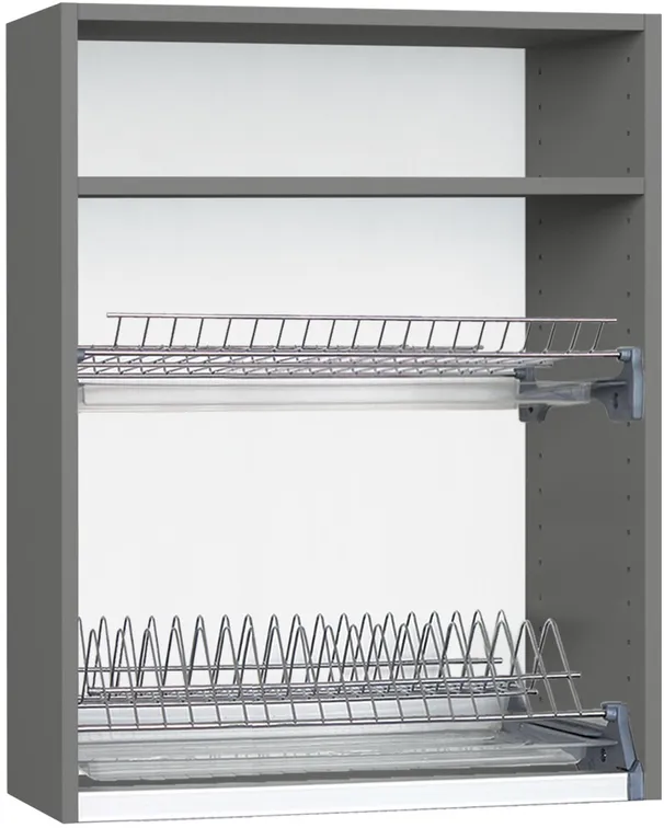 Кухонный шкаф модульной системы BlanKit G60.1.D Graphite+Cement Gothic.M389 M2