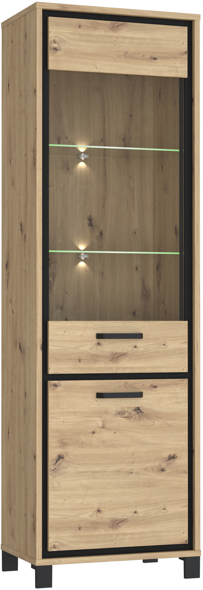 Витрина / полка со стеклом Trondheim TDHV712