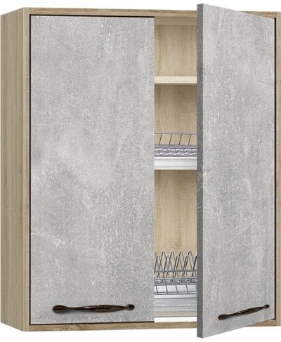 Köögikapp BlanKit G60.D Sonoma+Industrial SG M2