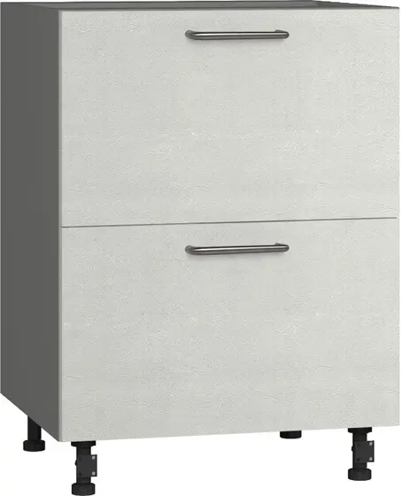 BlanKit D60.s2 Graphite+Concrete cream.353 U4 Skapis