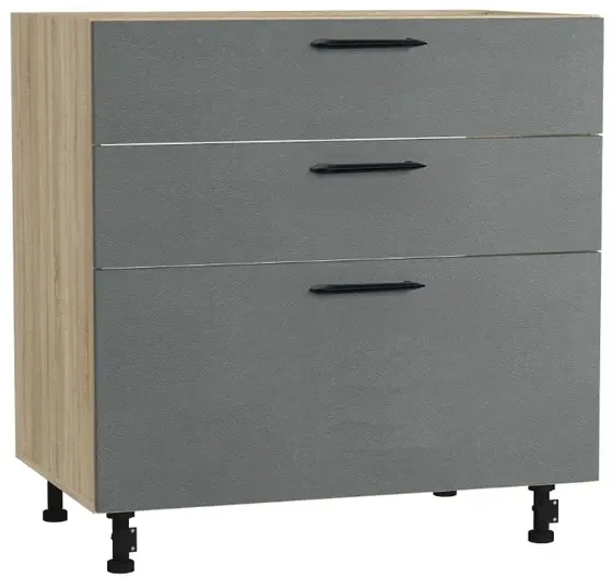 BlanKit D80.Ts3 Sonoma+Concrete gray.352 M Skapis