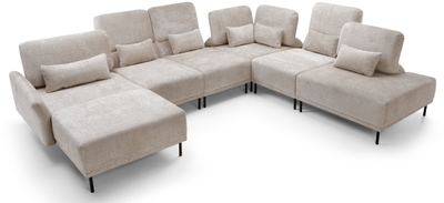Угловой диван U вида Modulo(4L+1+1+7+1+8P)