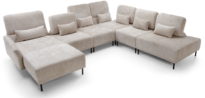 Угловой диван U вида Modulo(4L+1+1+7+1+8P)