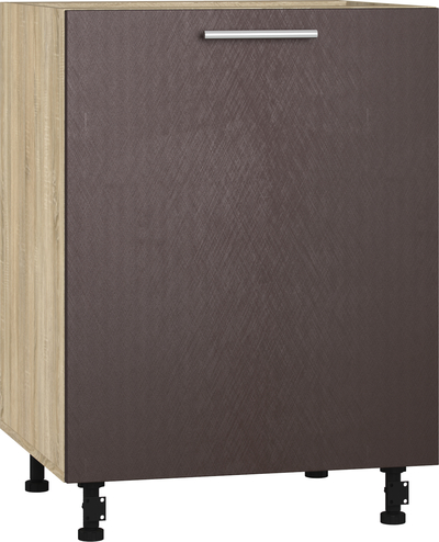 Кухонный шкаф модульной системы BlanKit D60.1 Sonoma+BrushBronze.M369