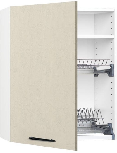 Skapis BlanKit G60.1.D White+CementAlmonds.M283 M