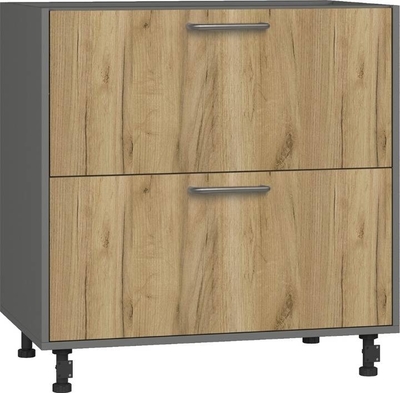 BlanKit D80.Ts2 Graphite+OakKraftGold.MК003 U4