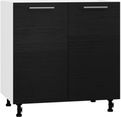 Кухонный шкаф модульной системы BlanKit D80 White+OakBlack.381