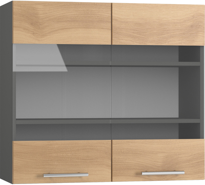 Кухонный шкаф модульной системы BlanKit G80W Graphite+Chicory light.394
