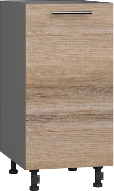 Кухонный шкаф модульной системы BlanKit D40 Graphite+Sequoia.270