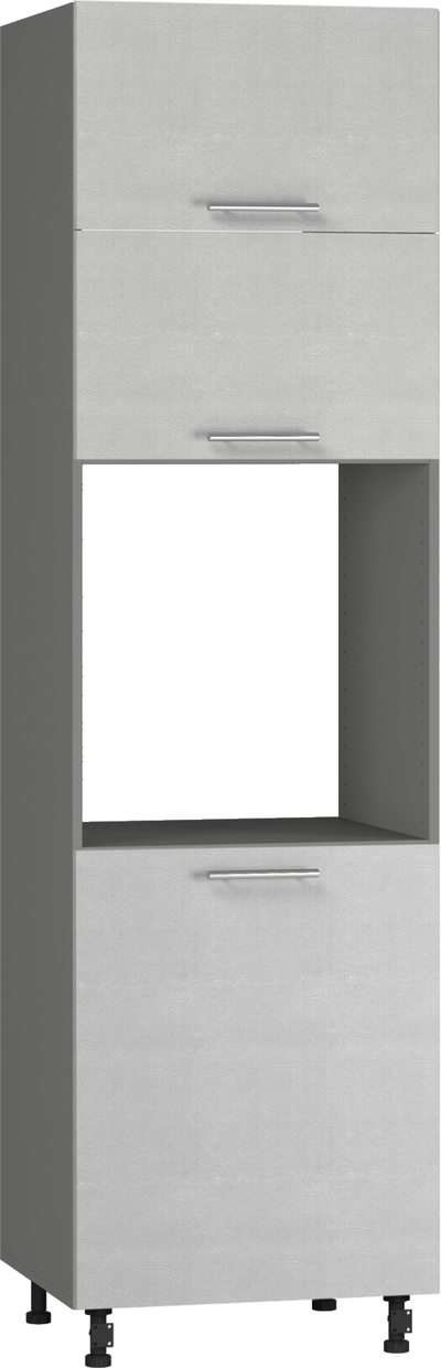 Кухонный шкаф модульной системы BlanKit D60C.h214 Graphite+Concrete cream.353