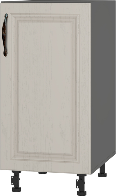 Кухонный шкаф модульной системы BlanKit D40 Graphite+GreyLight.F338 M2