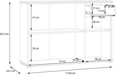 Комод Ganymede GNMK231L