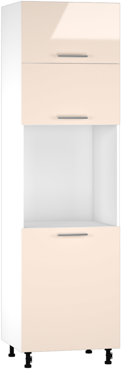 Кухонный шкаф модульной системы BlanKit D60C.h214 White+Beige.G406