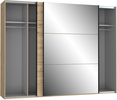 Шкаф для одежды с вешалкой Trondheim TDHS1211