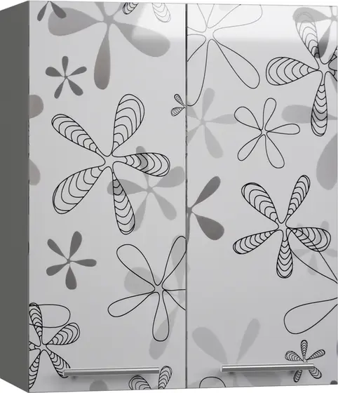 BlanKit G60 Graphite+Flower.G432 Skapis