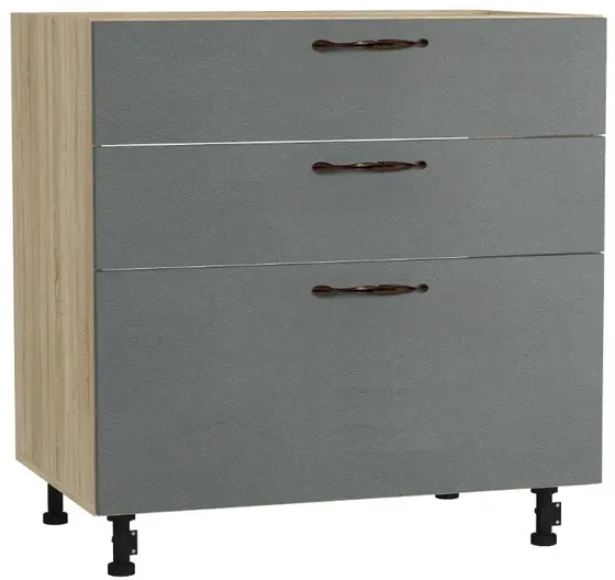 BlanKit D80.Ts3 Sonoma+Concrete gray.352 M2 Skapis