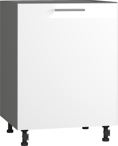 Кухонный шкаф модульной системы BlanKit D60.1 Graphite+White.G382