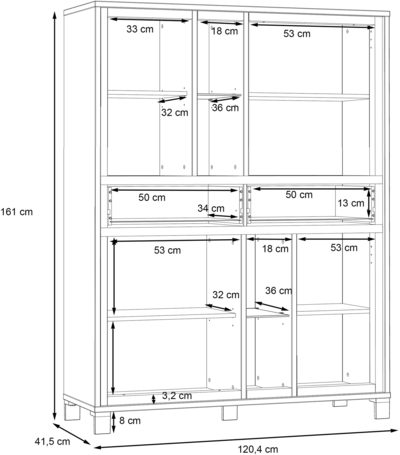 Комод Trondheim TDHK634