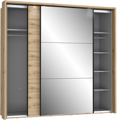 Шкаф для одежды с вешалкой Trondheim TDHS9233B