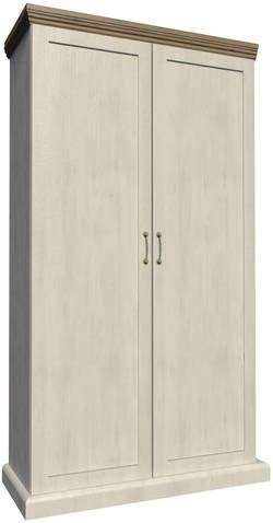 Шкаф для одежды с вешалкой Royal S2D