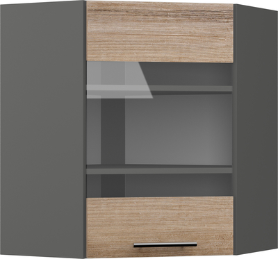 Кухонный шкаф модульной системы BlanKit G60NW Graphite+Sequoia.270