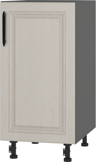 Skapis BlanKit D40 Graphite+GreyLight.F338 M