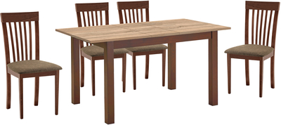 Ēdamistabas galds ar krēsliem Marsela 6933 SOMB/ 4 Aroma 3950YBH