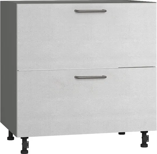 BlanKit D80.s2 Graphite+Concrete cream.353 U4 Skapis