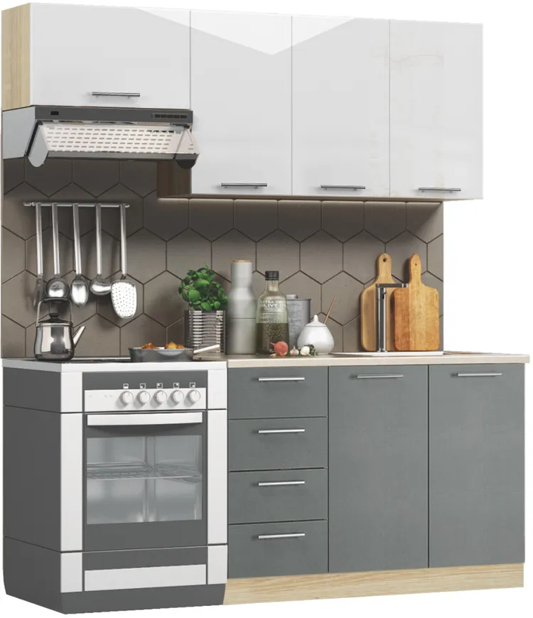 BlanKit 180 White.G382/Concrete gray.352