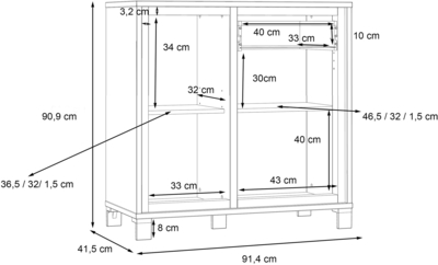 Комод Trondheim TDHK222