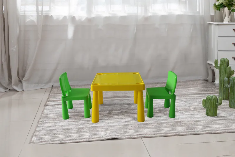 Детский стол + кресло Funny Square 1+2 27101TS/27101-G