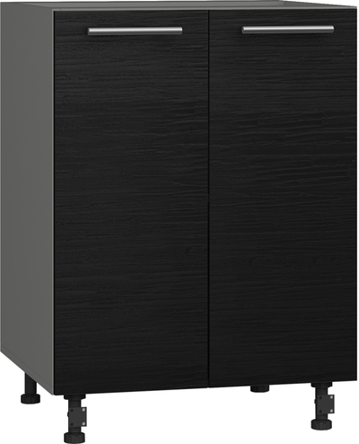 Кухонный шкаф модульной системы BlanKit D60 Graphite+OakBlack.381