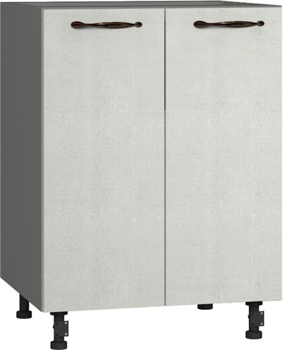 Köögikapp BlanKit D60 Graphite+Concrete cream.353 M2