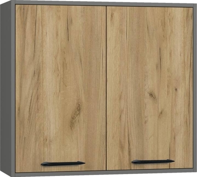 Köögikapp BlanKit G80.D Graphite+Oak Kraft Gold К003 M