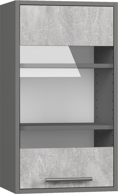 Кухонный шкаф модульной системы BlanKit G40W Graphite+ Industrial SG