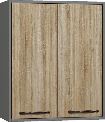 Köögikapp BlanKit G60.D Graphite+Sonoma.3025 M2