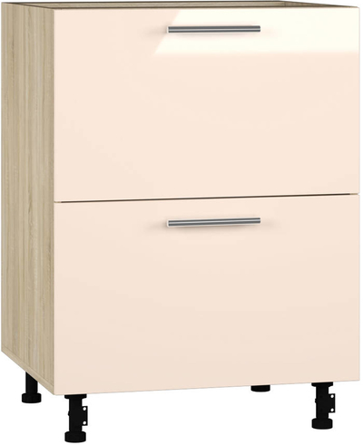 Кухонный шкаф модульной системы BlanKit D60.s2 Sonoma+Beige.G406